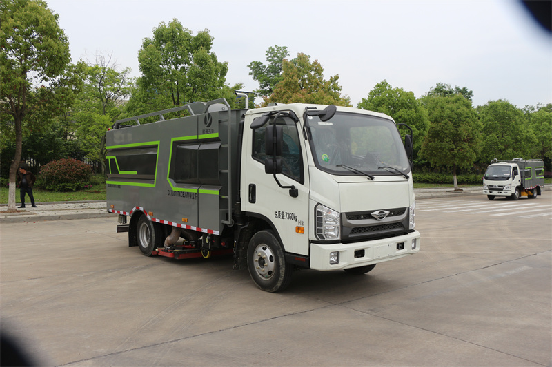 福田國(guó)六吸塵車-道路吸塵清掃車